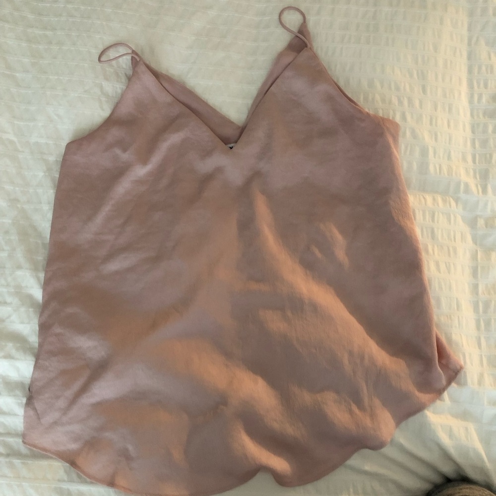Satin tank top